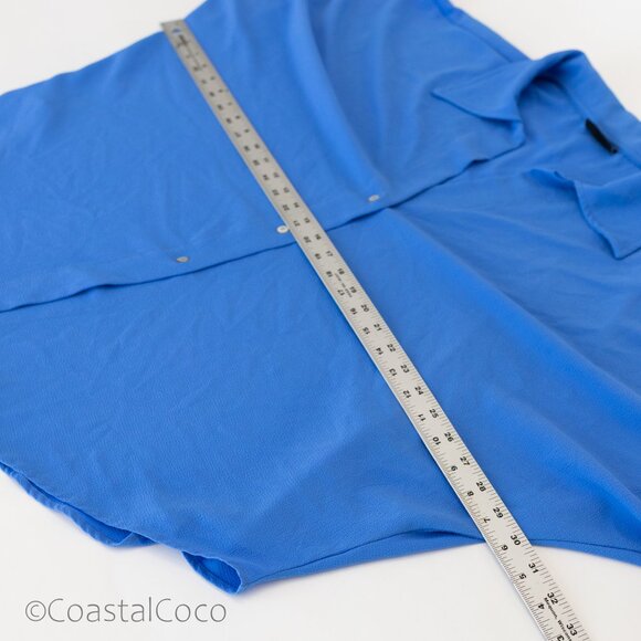 Vici Oversized Dolman Sleeve Blouse XL Button Down Relaxed Tunic Office Resort - Picture 9 of 12